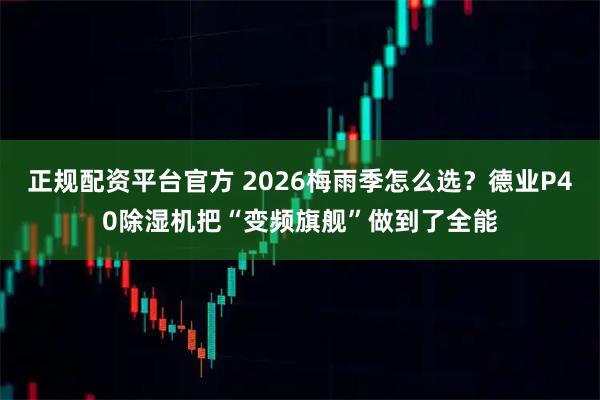 正规配资平台官方 2026梅雨季怎么选？德业P40除湿机把“变频旗舰”做到了全能